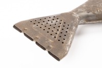 VELOCETTE: A new unchromed Velocette 'fishtail' muffler - 3
