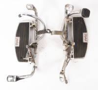 FOOT BOARDS: A pair of Triple A foot boards & controls, believed to suit Kawasaki Z1000