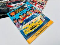 AUSTRALIAN TOURING CAR CHAMPIONSHIP: A group of various ATCC race programmes from the years 1984, 87, 89, 91, 92, 93, 94 and 96 together with a Dunlop Perkins and Crompton laminated poster [Location: Sydney] - 2