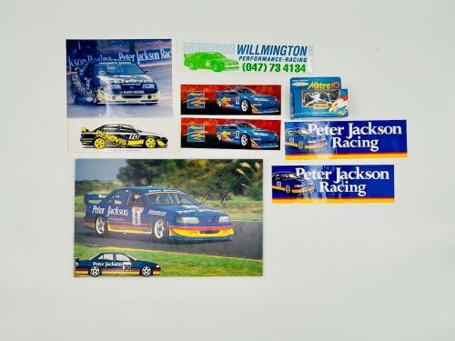 99 · FORD FALCON ATCC: A group of early 1990's ATCC Falcon items including a photo mounted on board signed by Glenn Seton, a 1:64 scale Matchbox model and a range of stickers from different teams . [Location: Sydney]