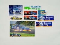 FORD FALCON ATCC: A group of early 1990's ATCC Falcon items including a photo mounted on board signed by Glenn Seton, a 1:64 scale Matchbox model and a range of stickers from different teams . [Location: Sydney]