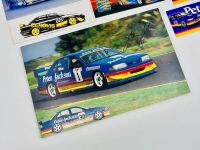 FORD FALCON ATCC: A group of early 1990's ATCC Falcon items including a photo mounted on board signed by Glenn Seton, a 1:64 scale Matchbox model and a range of stickers from different teams . [Location: Sydney] - 3