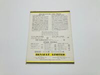 RENAULT: A colour fold-out Sales Brochure for the 1935 12hp & 13.9hp models, English text - 3
