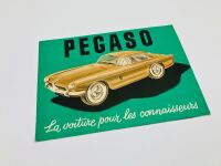 PEGASO: A colour single fold Sales Brochure for the Z-103, French text - 2