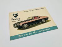 PEGASO: A colour single fold Sales Brochure for the Z-102 Thrill Berlinetta by Touring, English text - 2