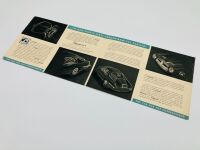 PEGASO: A colour single fold Sales Brochure for the Z-102 Thrill Berlinetta by Touring, English text - 4