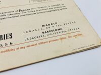 PEGASO: An eight-sided Sales Brochure for the Z-102 with a specification sheet, English text - 3
