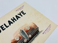 DELAHAYE: An eight-sided colour Sales Brochure convering the 135M & MS, 148L, 175, 178 and 180 models, French text - 2