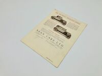 BEAN: An eight-page colour Sales Brochure for the 1928 "Fourteen Forty" model showing the 14/40 model range - 3