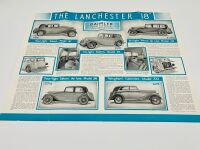 LANCHESTER: A 16-page Sales Brochure for the 1935 "18" model, Publication Number 8627-34 - 5
