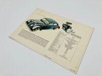 D.K.W. Auto Union: A fold-out colour Sales Brochure covering the 1935 Schwebeklasse, German text - 3