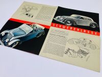D.K.W. Auto Union: A fold-out colour Sales Brochure covering the 1935 Schwebeklasse, German text - 5
