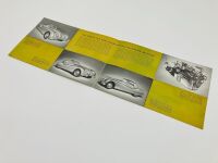JAGUAR: A 4-page fold-out Sales Brochure covering the XK140 model by Jaguar Cars Ltd of Coventry, England - 4