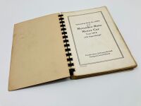 MERCEDES-BENZ: A spiral-bound copy of the Instruction Book for the 540K with supercharger, English text. Publication No. 6229E. - 4