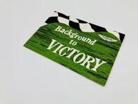 ASTON MARTIN: A 24-page pamphlet titled "Background to Victory" by T. H. Wisdom covering the DB3/S sports racing cars campaigned in the 1955 season - 2