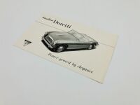 SWALLOW: A double-sided Sales Brochure for the Doretti - 2