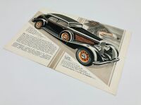 PANHARD: A four-page colour Sales Brochure for the 1935 D.S. Special, French text - 4
