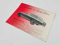 ASTON MARTIN: A four-page colour Sales Brochure for the 1951 DB2 Sports Saloon, Publication No. A.M.1011 - 3