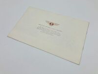 BENTLEY: A Sales Brochure for the 1954 R-type model. - 3