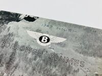 BENTLEY: A fold-out Sales Brochure for the 1949 Mark VI model "Borrowed Plumes" featuring a favorable write-up from The Motor magazine dated April 27th, 1949. - 2