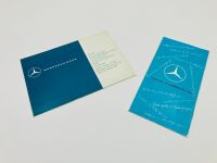 MERCEDES-BENZ: A pair of factory brochures, English text - 2
