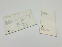 MERCEDES-BENZ: A pair of factory brochures, English text - 3