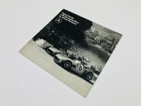 MERCEDES-BENZ: A factory 10-page brochure titled "Motor Racing with Mercedes-Benz by Alfred Neubauer", English text - 2