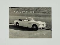 BRISTOL: A double-sided Sales Brochure for the 405 Drophead model