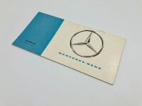 MERCEDES-BENZ: A 24-page colour booklet on the 1960 Passenger Car model range including 'Ponton', 'Fintail', 300D, 190SL and 300 SL models, English text. - 2