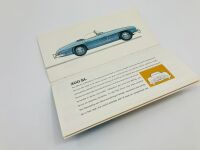 MERCEDES-BENZ: A 24-page colour booklet on the 1960 Passenger Car model range including 'Ponton', 'Fintail', 300D, 190SL and 300 SL models, English text. - 6