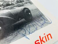 FERRARI: A postcard "Ferrari Under the Skin" signed by Phil Hill - 2