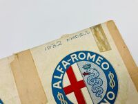 ALFA ROMEO: a fold-out colour brochure for the 1932 8C model - 2