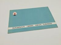 MASERATI: A Sales Brochure for the "2000" Gran Turismo, Italian text - 2