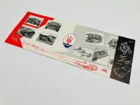 MASERATI: A six-page fold-out colour Sales Brochure for the Sport 2000, Italian text - 4