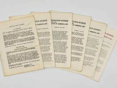 149 · FERRARI: A collection of The Prancing Horse newsletters, the official club publication of the Ferrari Club of America Numbers 1-13 (inclusive) plus Number 15