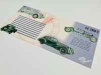 ALFA ROMEO: A fold-out Sales Brochure for the 1937 8C 2900, Italian text, Publication No. 3726 XI-1937-XVI - 5