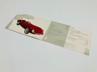 FERRARI: An English 4-page folder for the 1956 500 Testa Rossa sports-racing car - 4