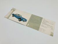 FERRARI: An English 4-page folder for the 410 Super America road car, with a duplicate - 3