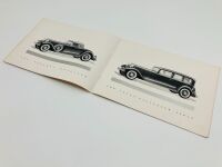 LINCOLN: A 12-page fold-out Sales Brochure for the 1933 V12 models - 5