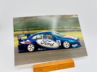 GLENN SETON: A 1:43 scale model of the FTR Racing Ford Falcon driven by Glenn Seton together with a signed photograph [Location: Sydney] - 2