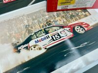 CRAIG LOWNDES: A group of HRT items including a colour photo mounted on card with signature, three loose photos and two Classic Carlectable models, one 1:43 and the other 1:64 scale. [Location: Sydney] - 2