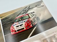 CRAIG LOWNDES: A group of HRT items including a colour photo mounted on card with signature, three loose photos and two Classic Carlectable models, one 1:43 and the other 1:64 scale. [Location: Sydney] - 5