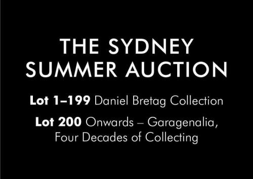 SALE 122 - THE SYDNEY SUMMER AUCTION