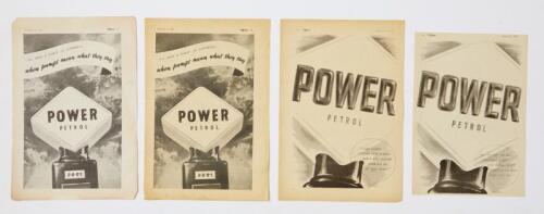 POWER PETROL: Power Petrol adverts reinforcing brands prior to end of petrol rationing