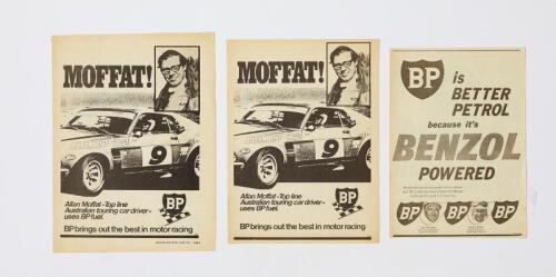 BP: BP motor sport advertisements featuring Allan Moffat , Lex Davison and Austin Miller