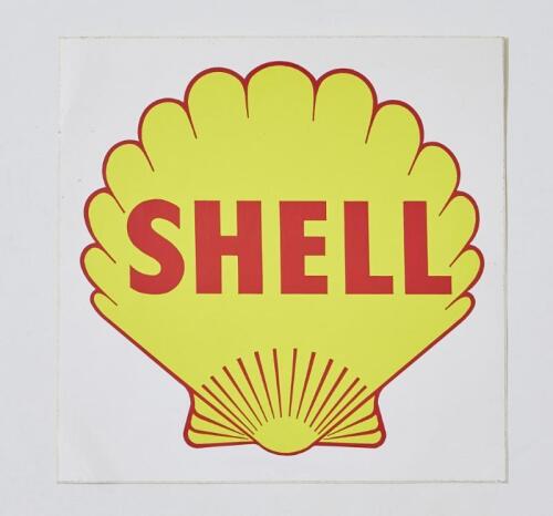 SHELL: An 1950s Shell Clam Decal