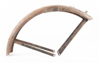 BSA: A circa late 1930s BSA front mudguard possibly to suit C10