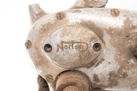 NORTON: A Norton 'laydown' gearbox, cast with number 'GT100 YAF' - 2