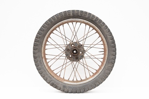 310 · VELOCETTE: A Velocette 19 inch rear wheel