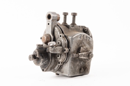 VELOCETTE: A Velocette GTP four speed gearbox, with number '6-1884'